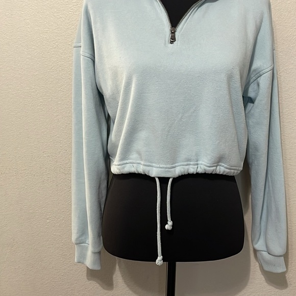 AMERICAN EAGLE QUARTER ZIP SWEATSHIRT - Picture 2 of 8